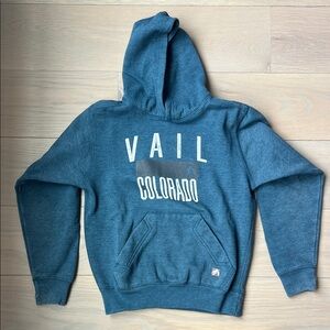 Vail Colorado Hoodie Kids Size S